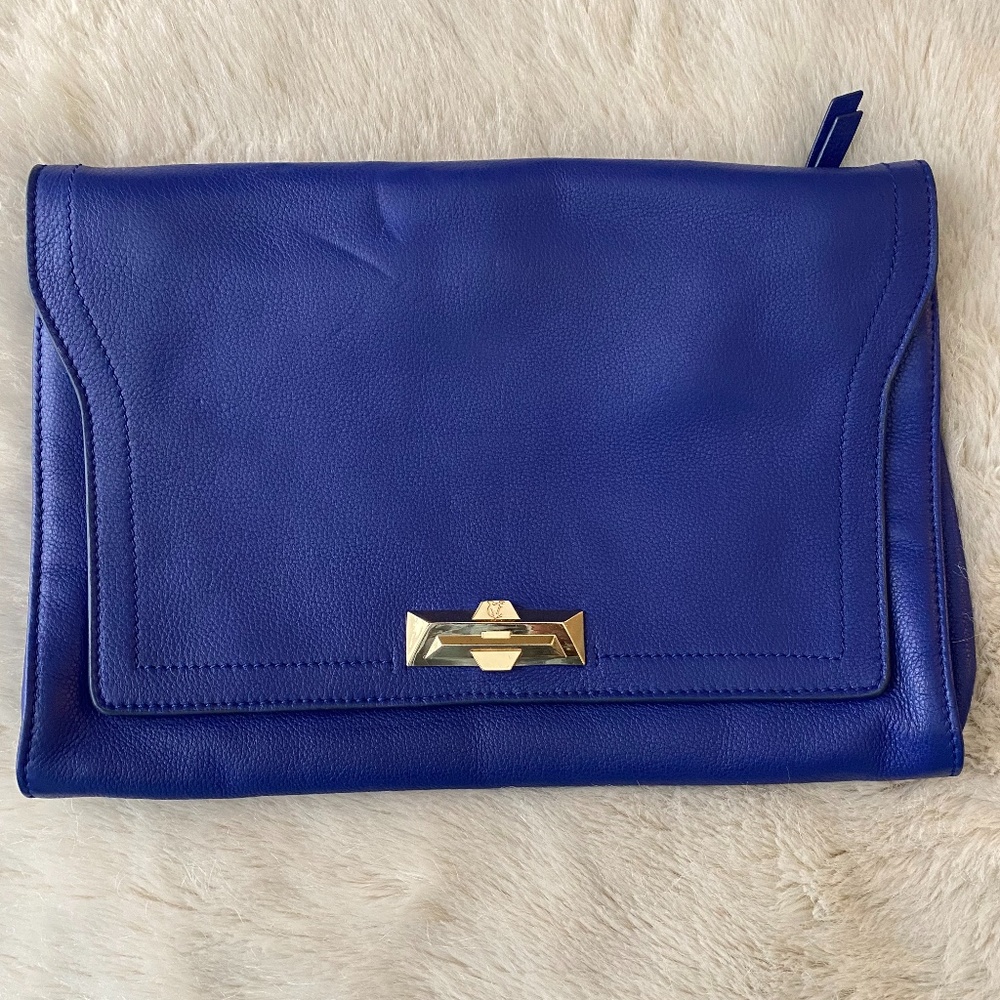 VC Signature Leather Clutch